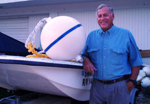 john halas and a buoy