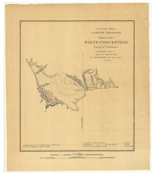Sketch J3, Point Conception, 1850