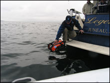 NOAA Archaeologist Tane Casserley Launches the Seabotix ROV