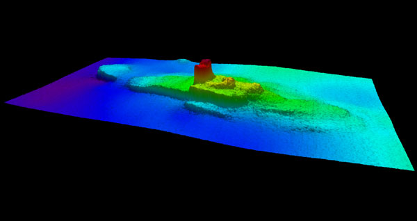 side-scan sonar of City of Chester