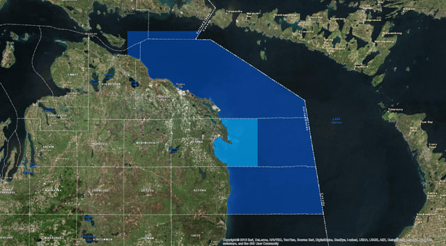 map that shows expansion of Thunderbay