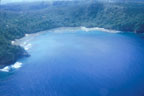 photo of aerial view of Fagatele Bay