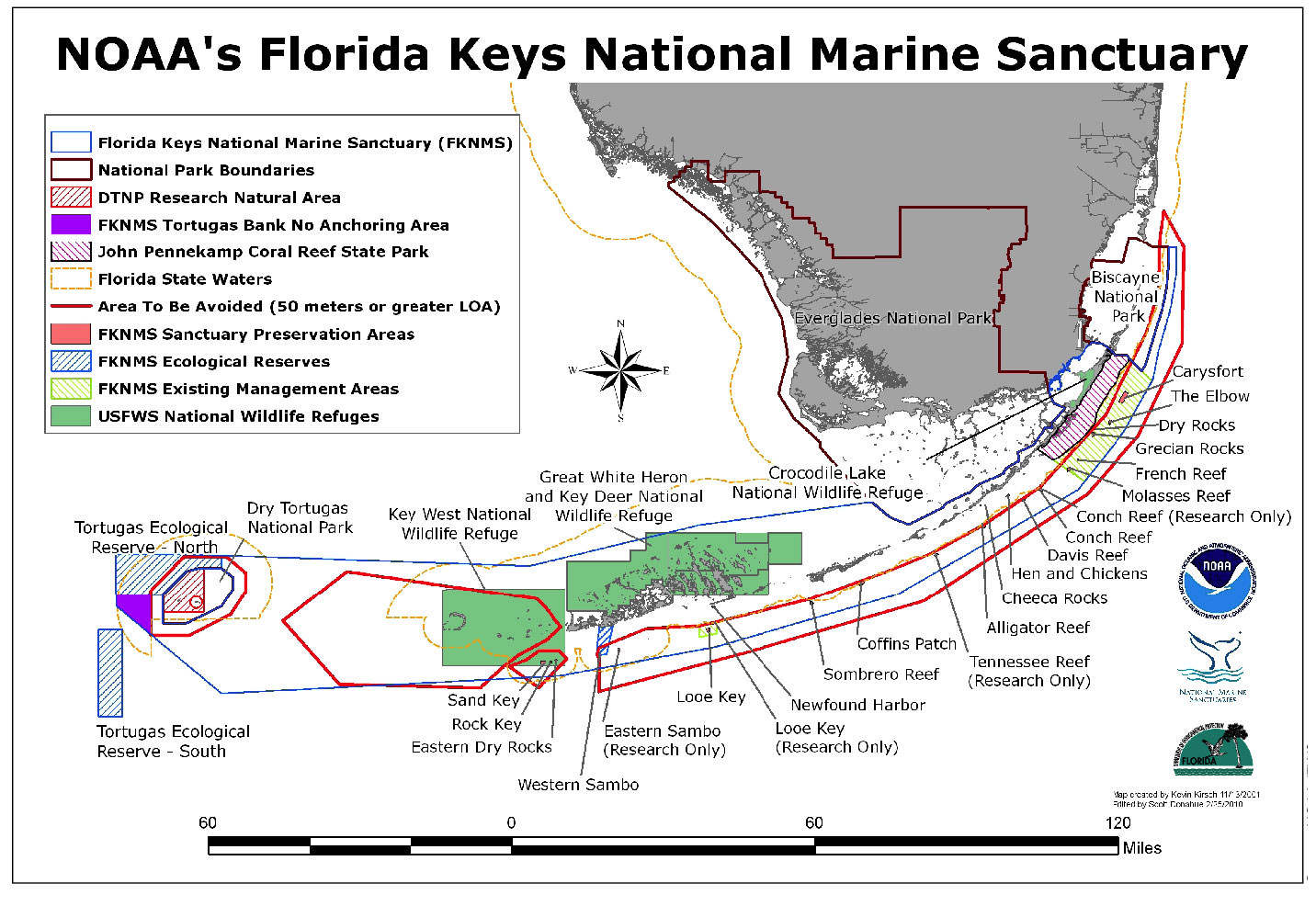 Figure 37. A map of many (not all) of the jurisdictions and zones in south Florida and the Florida Keys.