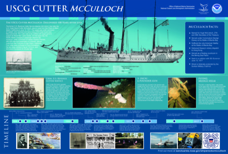 poster of mcculloch with a timeline