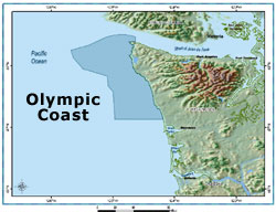 olympic coast map