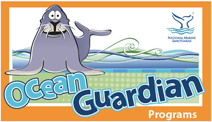 ocean guardian logo with sanctuary sam