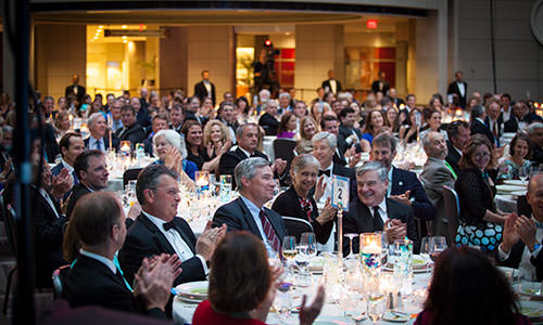 guests at chow gala sitting