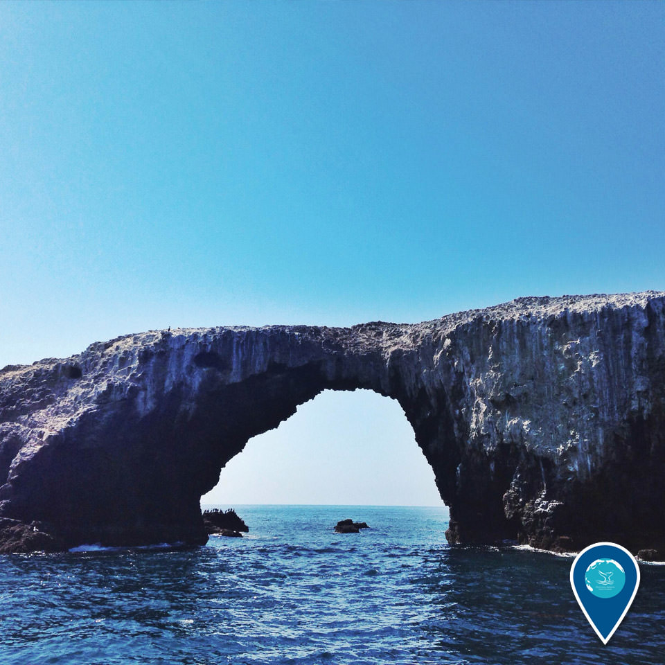 scenic view of Anacapa Island in Channel Islands National Marine Sanctuary