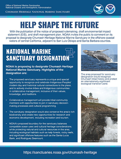 Proposed Chumash Heritage National Marine Sanctuary Factsheet