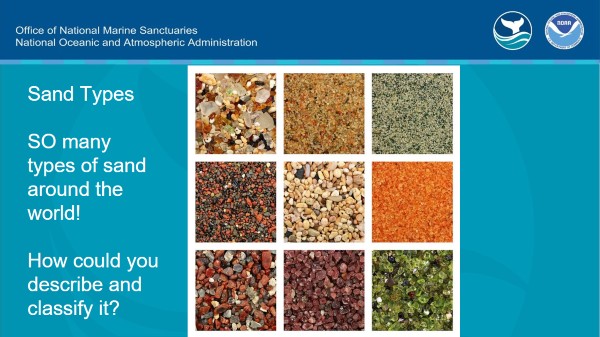 Screenshot of Sifting Sanctuary Sands Presentation