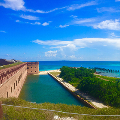 dry tortugas and ocean