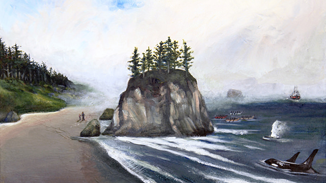 painting of olympic coast national marine sanctuary