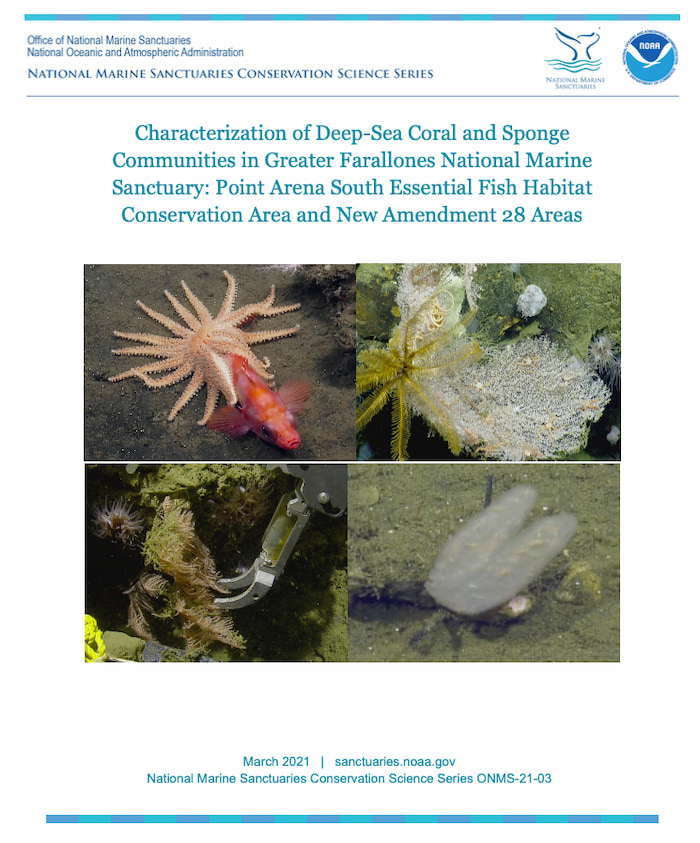 Deep-Sea Coral and Sponge Communities in Greater Farallones National Marine Sanctuary report