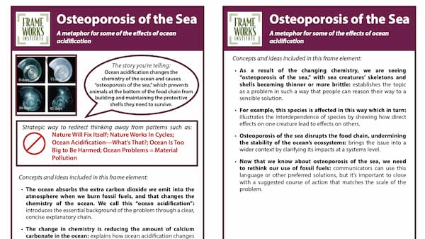 Osteoporosis of the sea