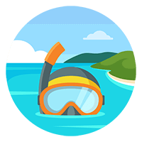 Snorkeling badge