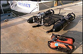 Equipment being used on the photo-mosaic mission