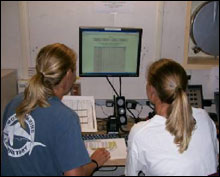 Data being entered into the existing FRRP database.