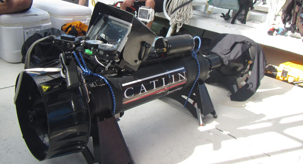 photo Catlin Seaview's unique tripod camera system