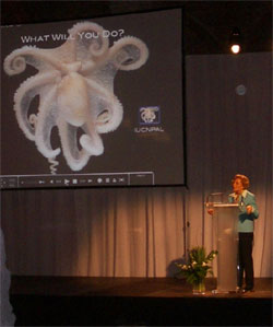 Sylvia Earle presenting "What Will You Do?"