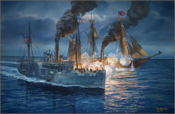 painting of the Hatteras