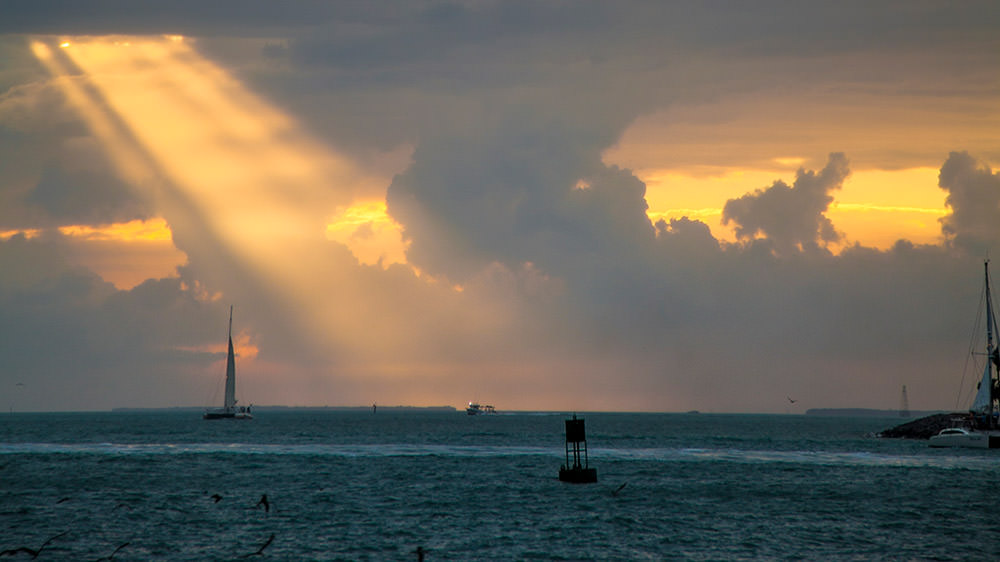 sunset in key west