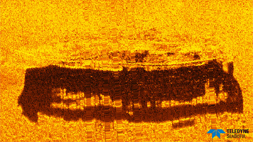 side scan sonar of ituna