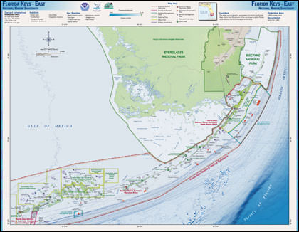Florida Keys National Marine Sanctuary map