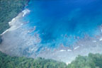 photo of aerial view of Fagatele Bay coral reef