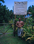 photo on landowner by sign listing rules in Fagatele Bay