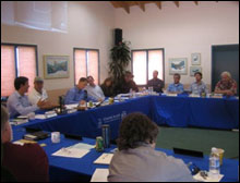 Channel Islands sanctuary advisory council discusses ship strikes at a meeting.
