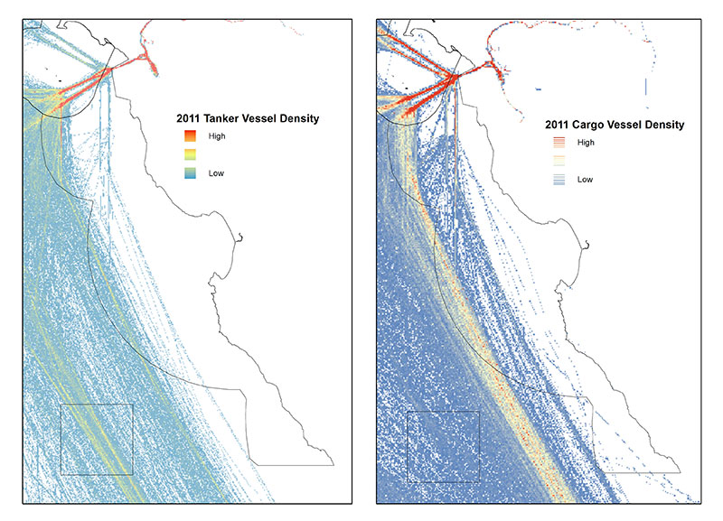 maps of 2011 vessel density data