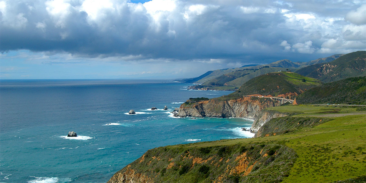 photo of big sur cliffs and ocean