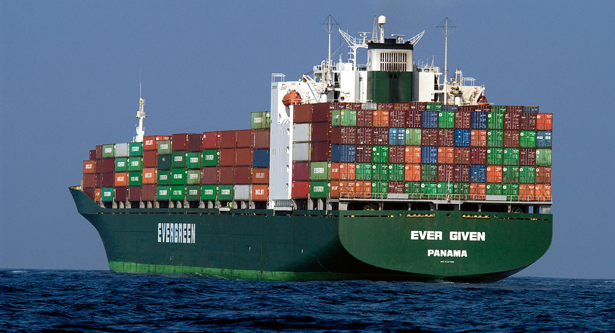 photo of a cargo ship