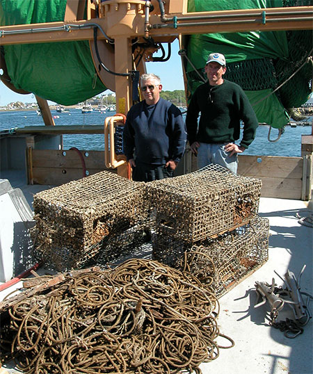 photo of fishing line and traps