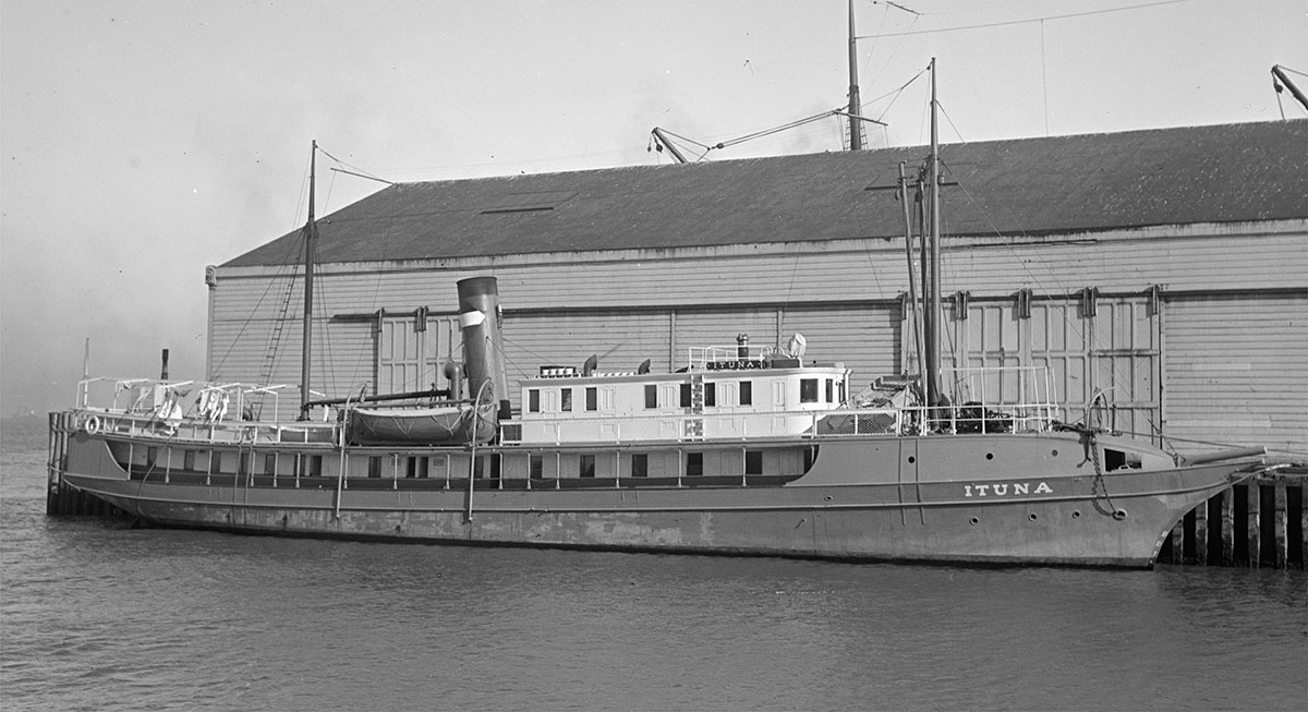 photo of the ituna docked