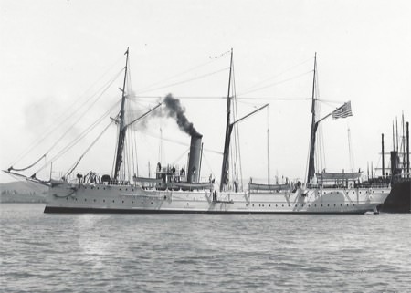 historical photo of McCulloch at sea