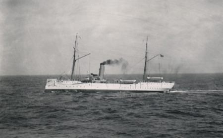 historical photo of McCulloch at sea