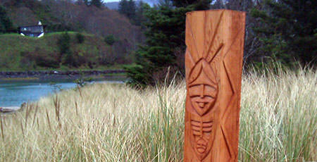 photo of wood carving