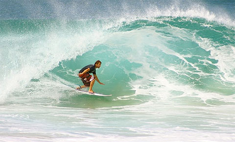 photo of person surfing